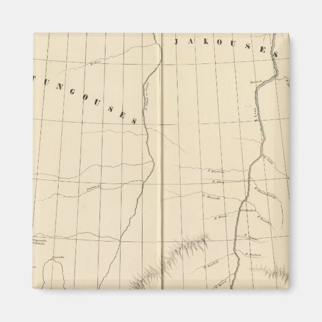 Asiatiskt Ryssland, Asien 8 Magnet (Framsidan)