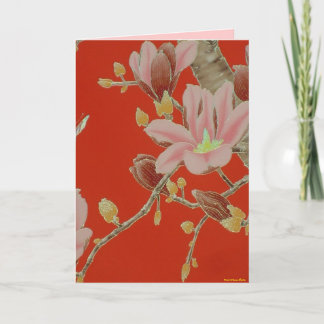 Asiatiskt sommarkort kort