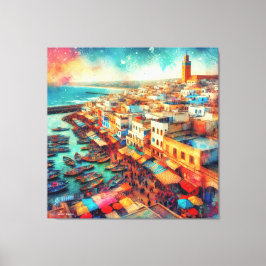 Asiatlah-Marocko Canvastryck