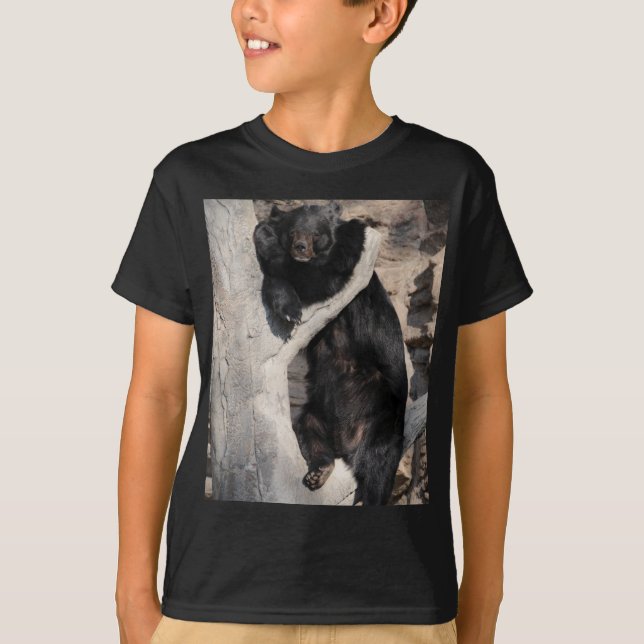 Asiatsvartbjörn T Shirt (Framsida)