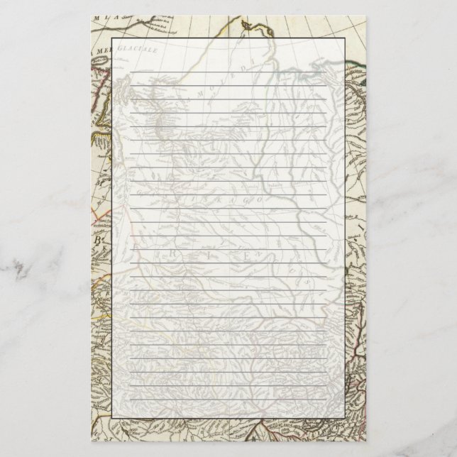 Asie 3 brevpapper (Framsida)