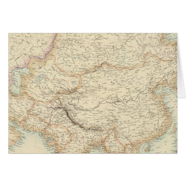 Asien 10 hälsningskort (Framsidan Horizontal)