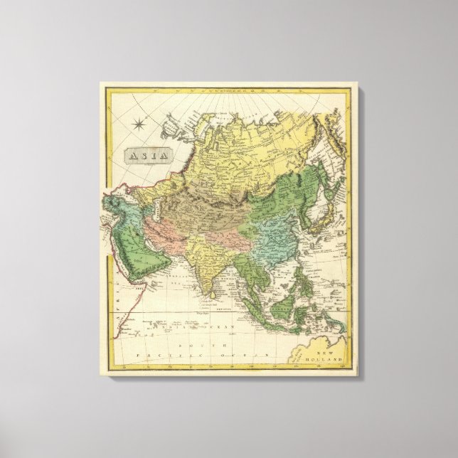 Asien 11 canvastryck (Framsida)
