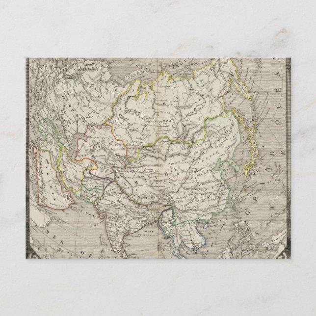 Asien 11 vykort (Framsida)