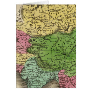 Asien 12 hälsningskort