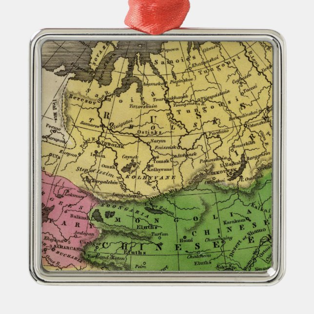 Asien 12 julgransprydnad metall (Framsidan)