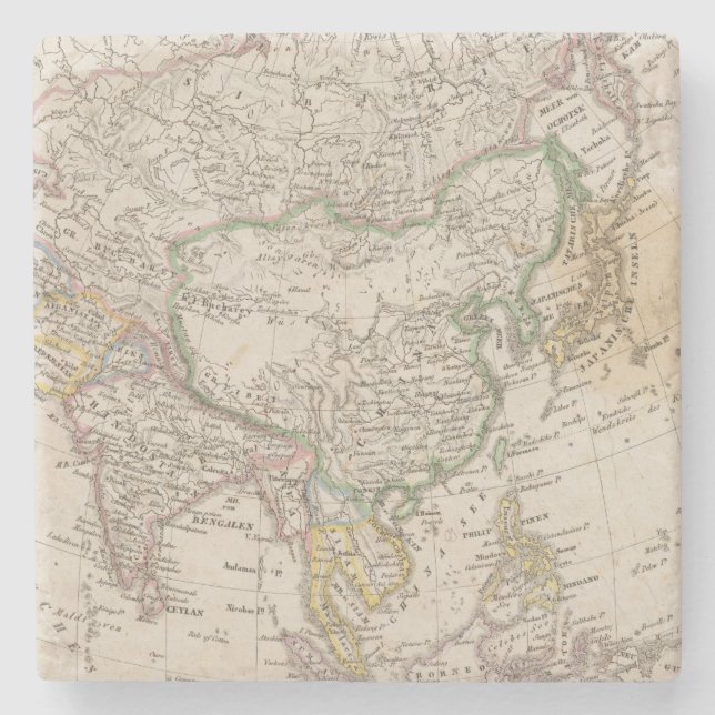 Asien 13 stenunderlägg (Framsidan)