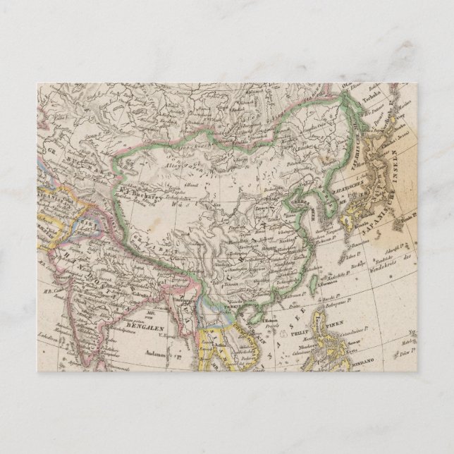 Asien 13 vykort (Framsida)