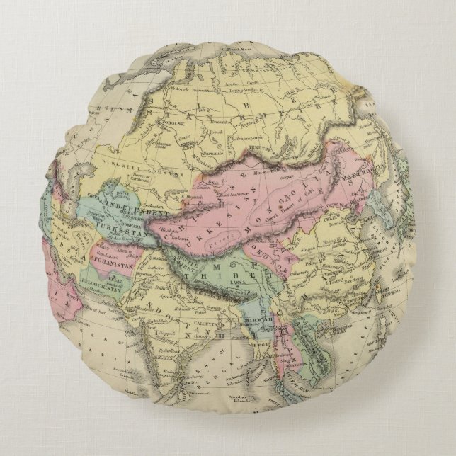 Asien 15 rund kudde (Framsidan)