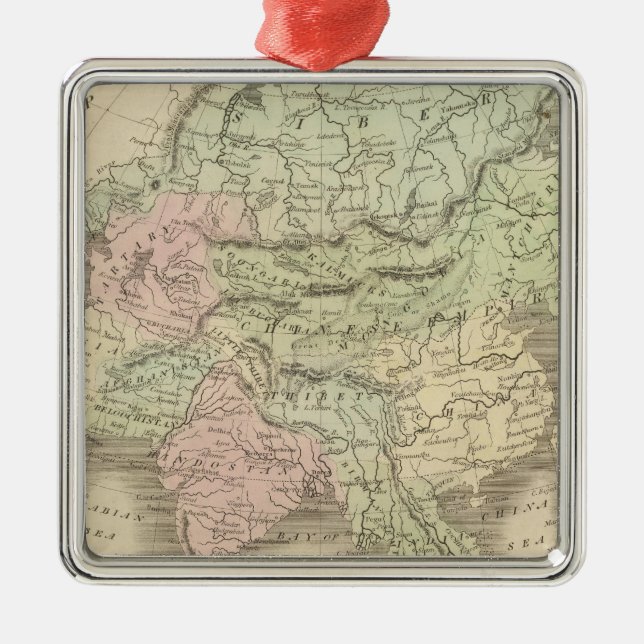 Asien 16 julgransprydnad metall (Framsidan)