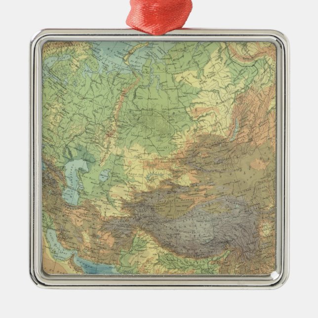 Asien 19 julgransprydnad metall (Framsidan)