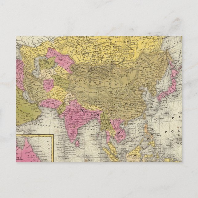 Asien 20 vykort (Framsida)