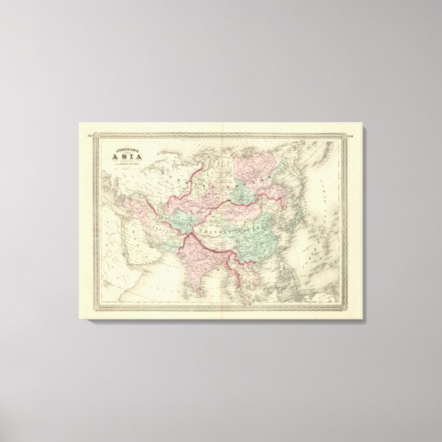Asien 21 canvastryck (Framsida)