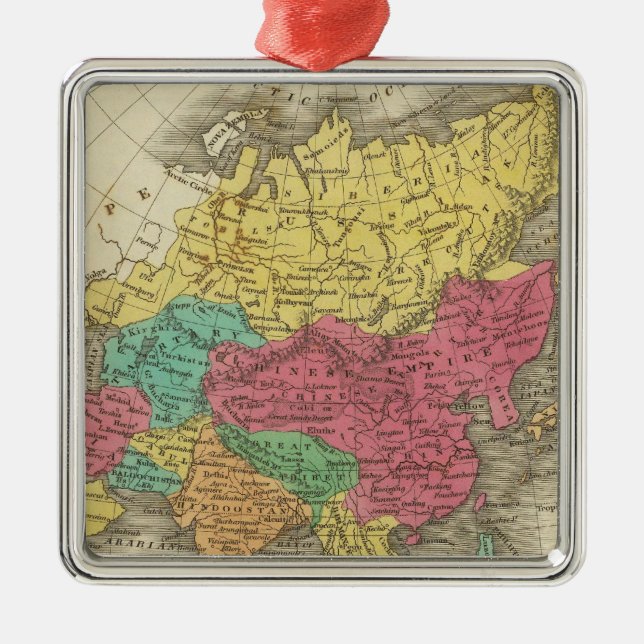 Asien 21 julgransprydnad metall (Framsidan)