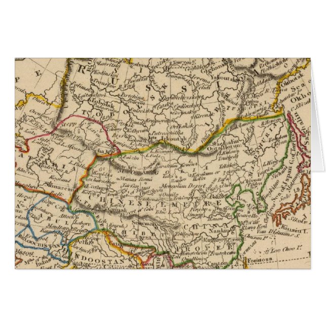 Asien 22 hälsningskort (Framsidan Horizontal)