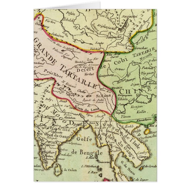 Asien 23 hälsningskort (Framsidan)