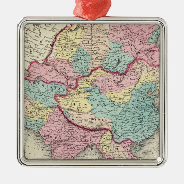 Asien 24 julgransprydnad metall (Framsidan)