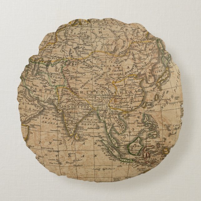 Asien 24 rund kudde (Framsidan)