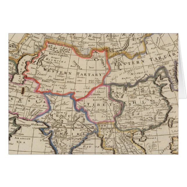 Asien 26 hälsningskort (Framsidan Horizontal)