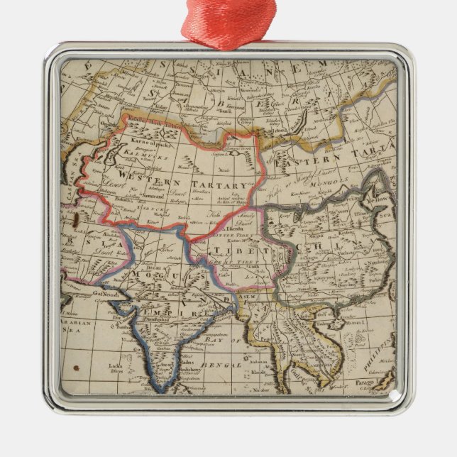 Asien 26 julgransprydnad metall (Framsidan)