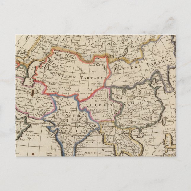 Asien 26 vykort (Framsida)