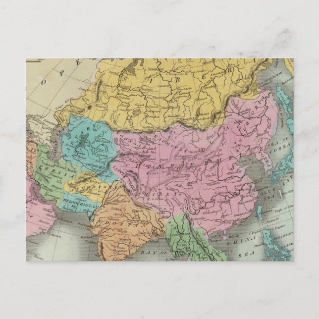 Asien 26 vykort (Framsida)