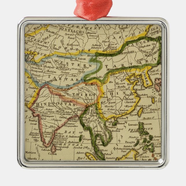 Asien 27 julgransprydnad metall (Framsidan)