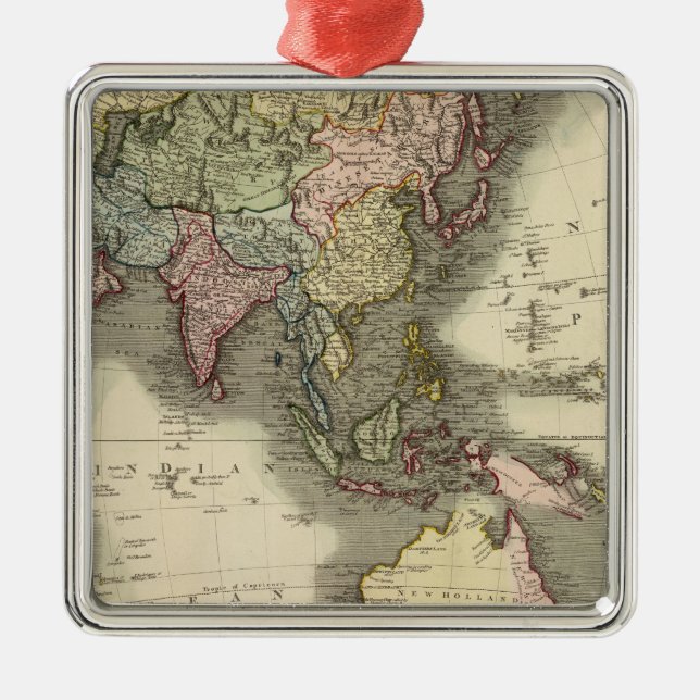 Asien 28 julgransprydnad metall (Framsidan)