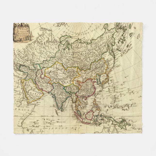 Asien 29 fleecefilt (Framsidan (Horisontell))