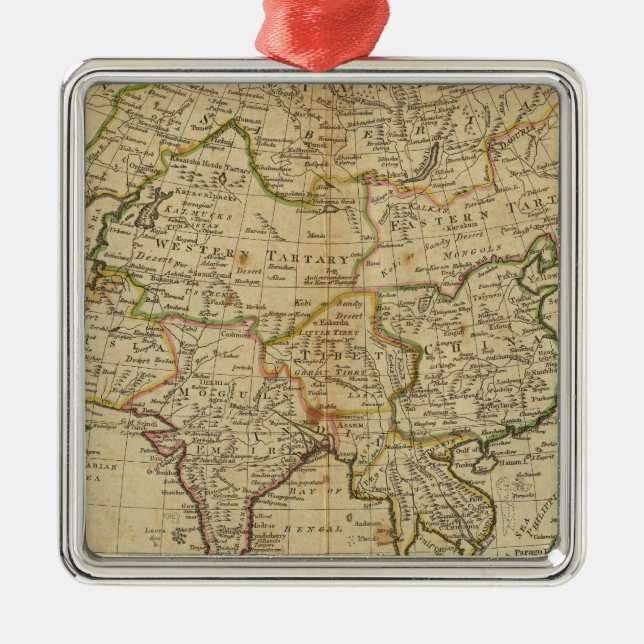 Asien 29 julgransprydnad metall (Framsidan)