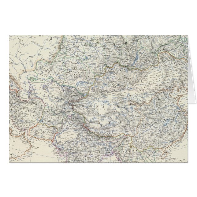 Asien 2 hälsningskort (Framsidan Horizontal)