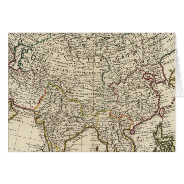 Asien 30 hälsningskort (Framsidan Horizontal)