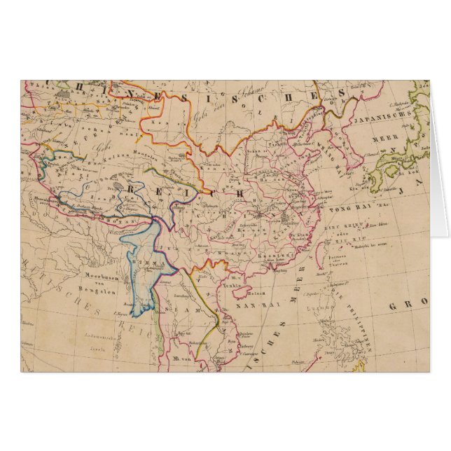 Asien 30 hälsningskort (Framsidan Horizontal)