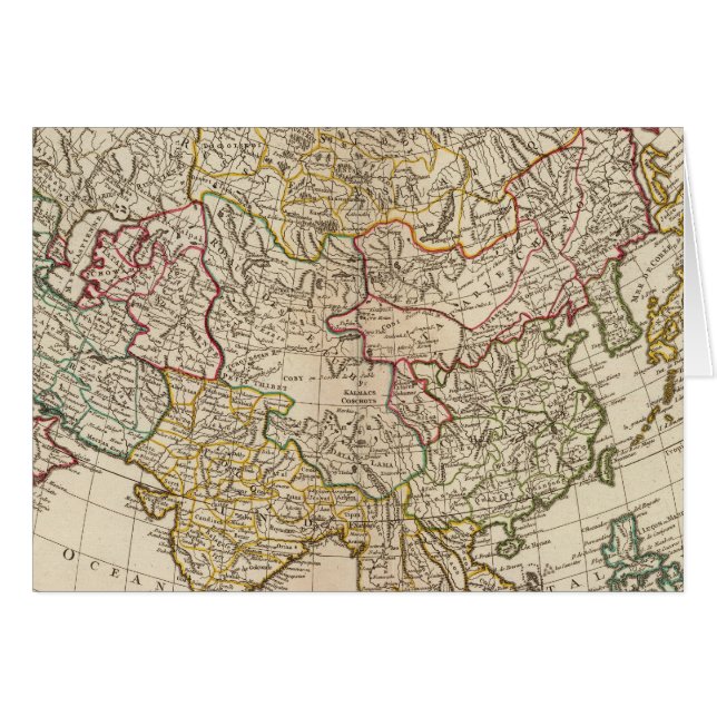 Asien 31 hälsningskort (Framsidan Horizontal)