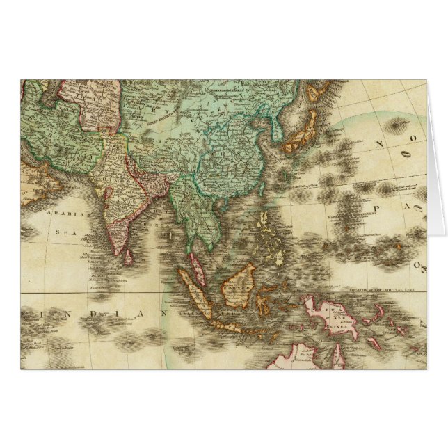 Asien 32 hälsningskort (Framsidan Horizontal)