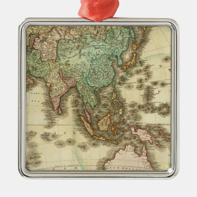 Asien 32 julgransprydnad metall (Framsidan)