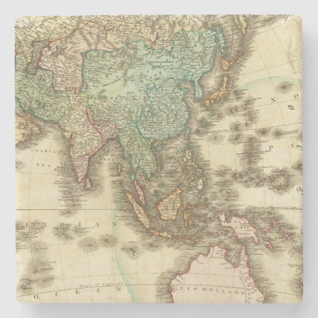 Asien 32 underlägg sten (Framsidan)