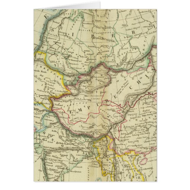 Asien 36 hälsningskort (Framsidan)