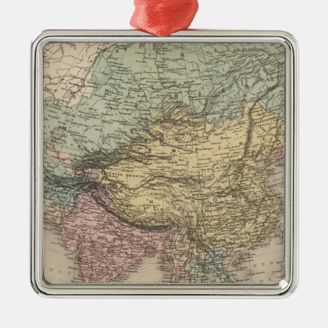 Asien 36 julgransprydnad metall (Framsidan)