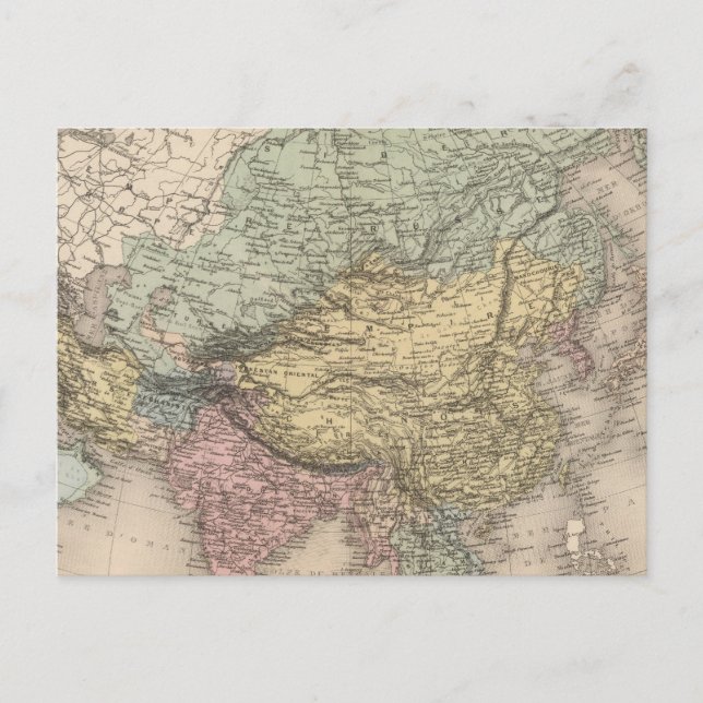 Asien 36 vykort (Framsida)