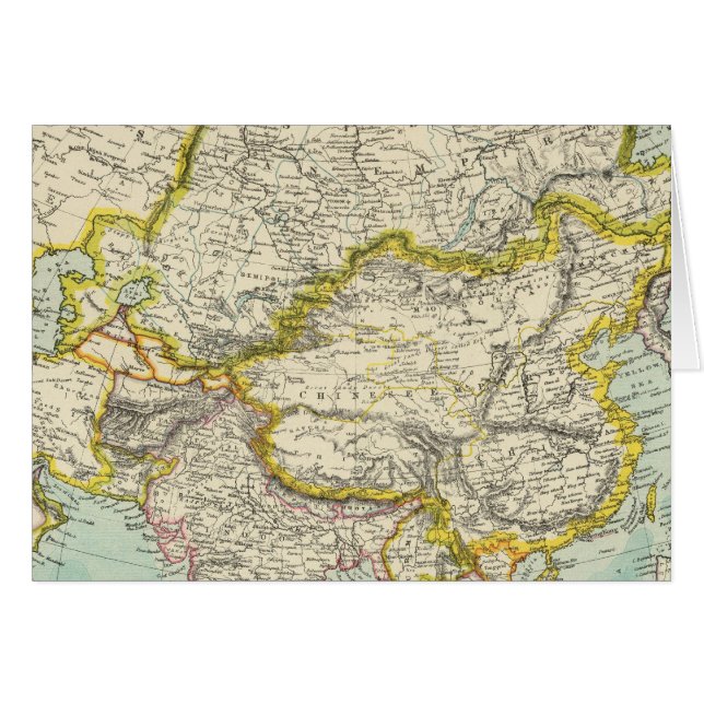 Asien 37 hälsningskort (Framsidan Horizontal)