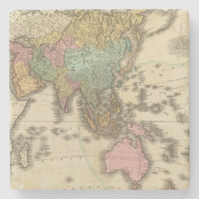 Asien 39 stenunderlägg (Framsidan)