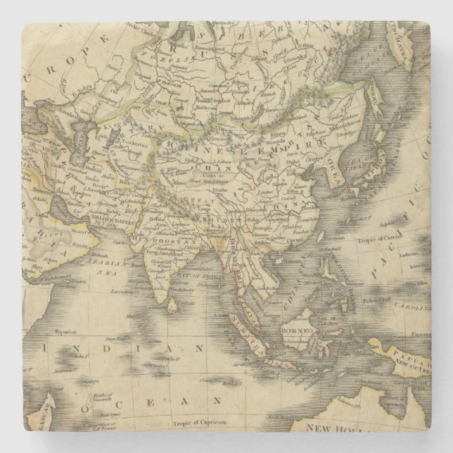 Asien 3 2 stenunderlägg (Framsidan)