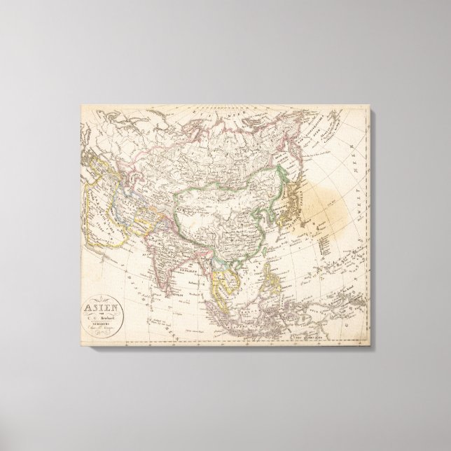Asien 3 canvastryck (Framsida)