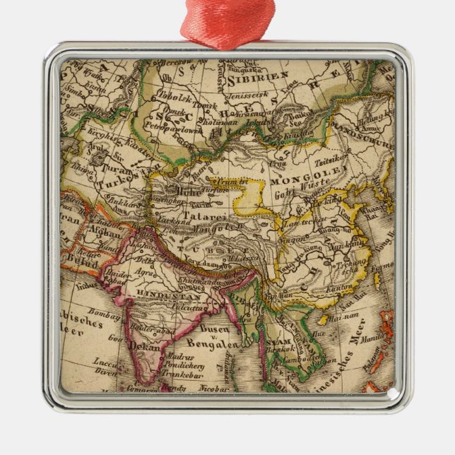 Asien 3 julgransprydnad metall (Framsidan)