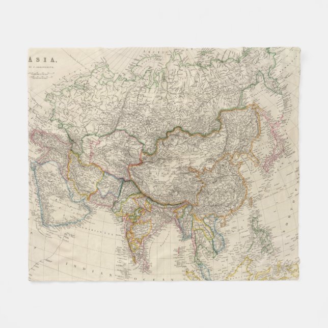 Asien 41 fleecefilt (Framsidan (Horisontell))
