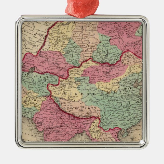 Asien 43 julgransprydnad metall (Framsidan)