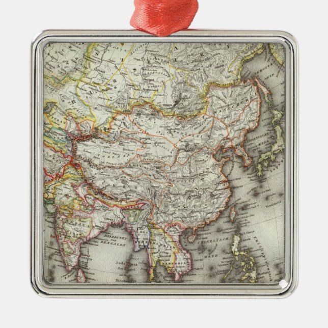 Asien 45 julgransprydnad metall (Framsidan)