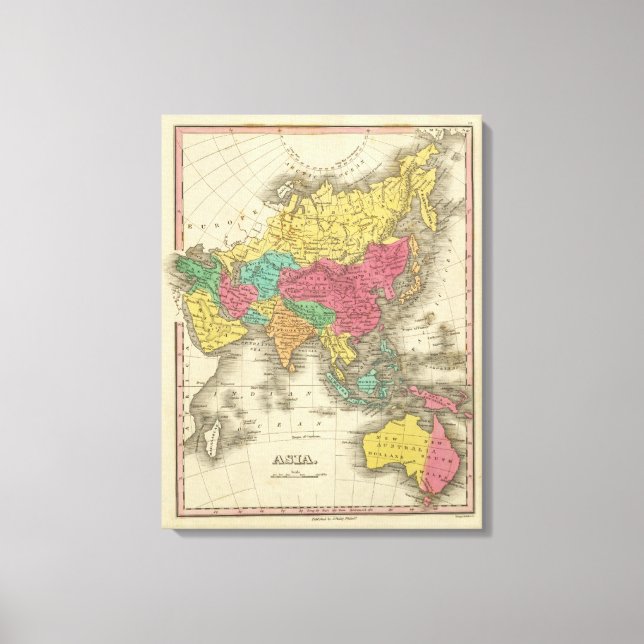 Asien 4 canvastryck (Framsida)