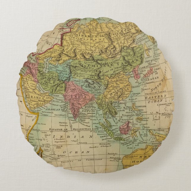 Asien 4 rund kudde (Framsidan)